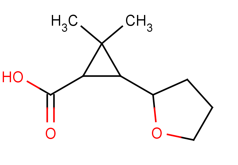 2,2-dimethyl-3-(oxolan-2-yl)cyclopropane-1-carboxylic acid