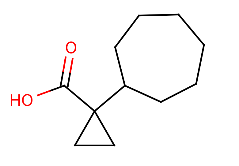 1-cycloheptylcyclopropane-1-carboxylic acid