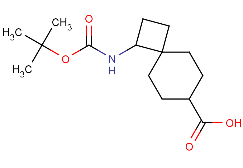 1-{[(tert-butoxy)carbonyl]amino}spiro[3.5]nonane-7-carboxylic acid, Mixture of diastereomers