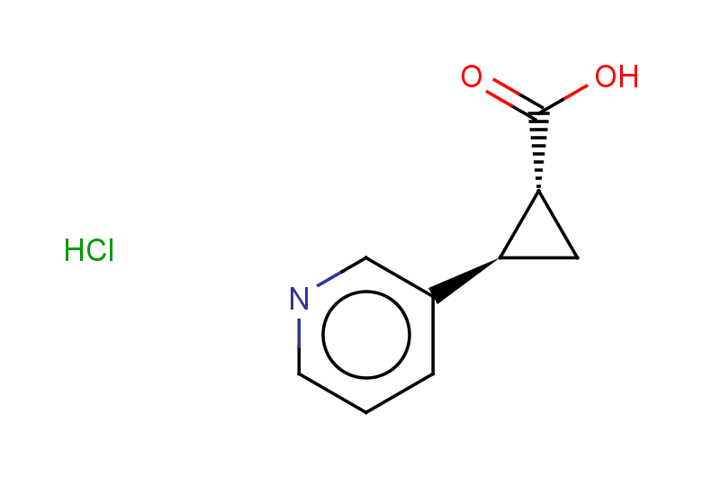 (1R,2R)-2-(pyridin-3-yl)cyclopropane-1-carboxylic acid hydrochloride