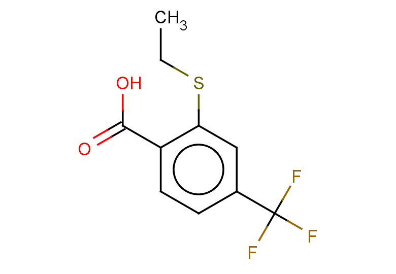 2-(ethylsulfanyl)-4-(trifluoromethyl)benzoic acid