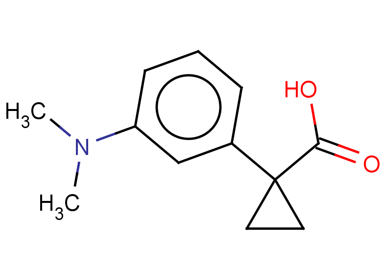 1-[3-(dimethylamino)phenyl]cyclopropane-1-carboxylic acid