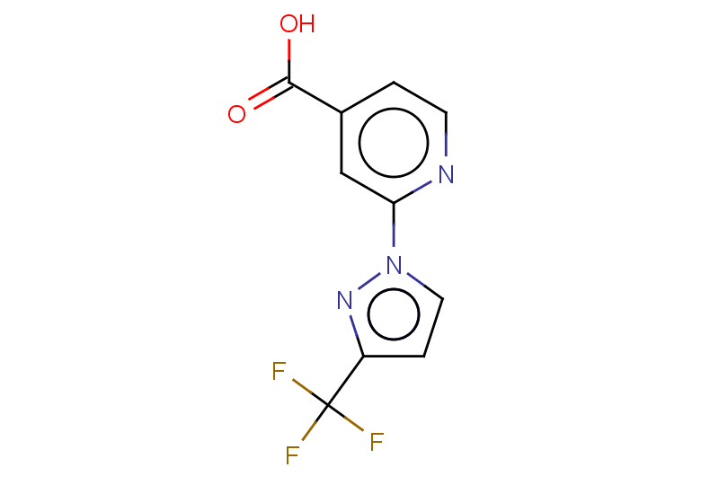 2-[3-(trifluoromethyl)-1H-pyrazol-1-yl]pyridine-4-carboxylic acid