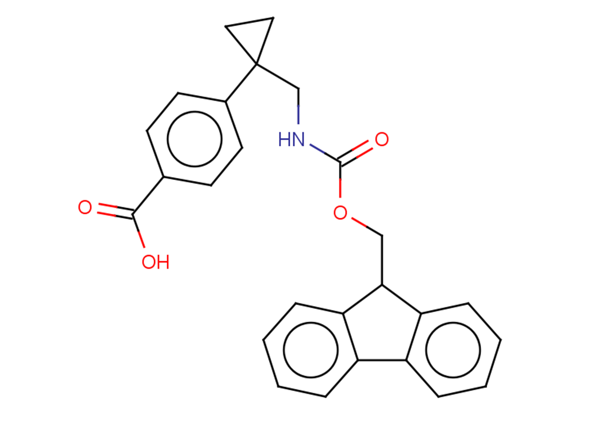 4-{1-[({[(9H-fluoren-9-yl)methoxy]carbonyl}amino)methyl]cyclopropyl}benzoic acid