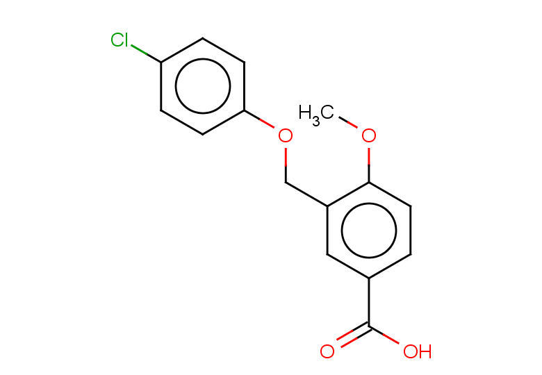 3-[(4-chlorophenoxy)methyl]-4-methoxybenzoic acid