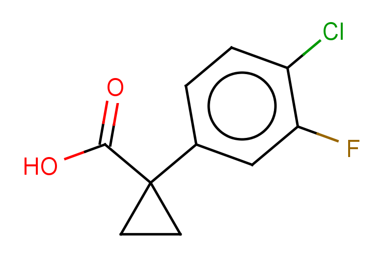 1-(4-chloro-3-fluorophenyl)cyclopropane-1-carboxylic acid