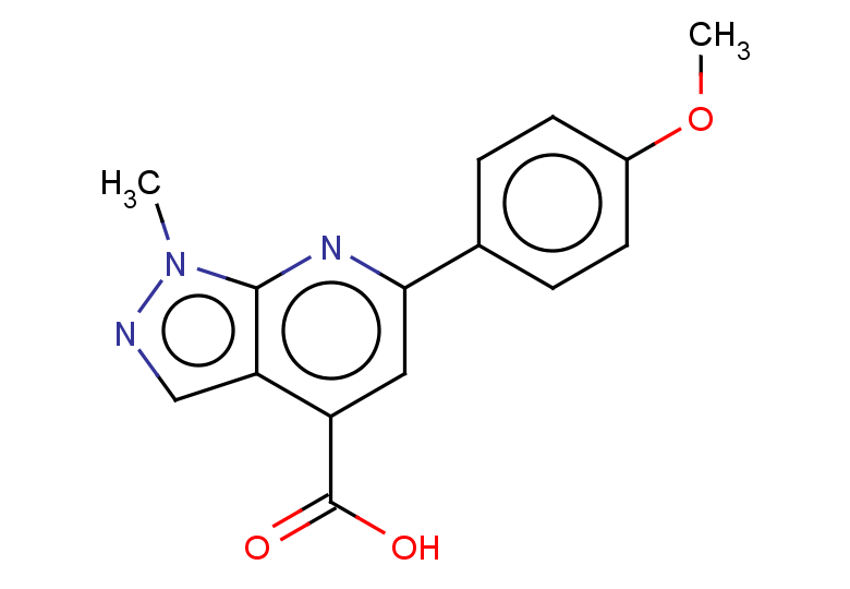 6-(4-methoxyphenyl)-1-methyl-1H-pyrazolo[3,4-b]pyridine-4-carboxylic acid
