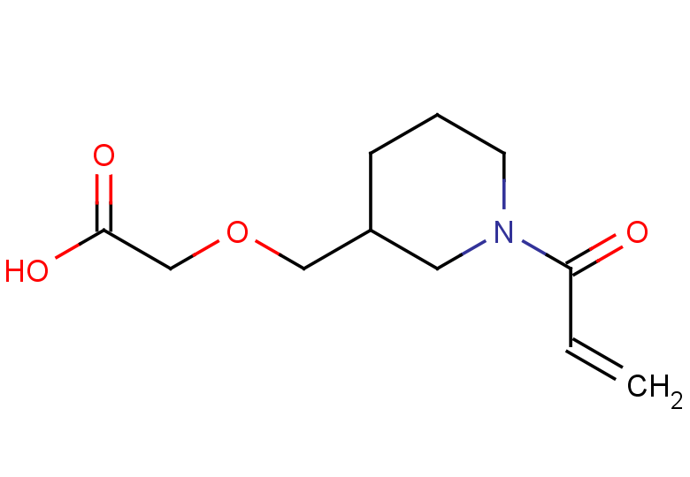 2-{[1-(prop-2-enoyl)piperidin-3-yl]methoxy}acetic acid