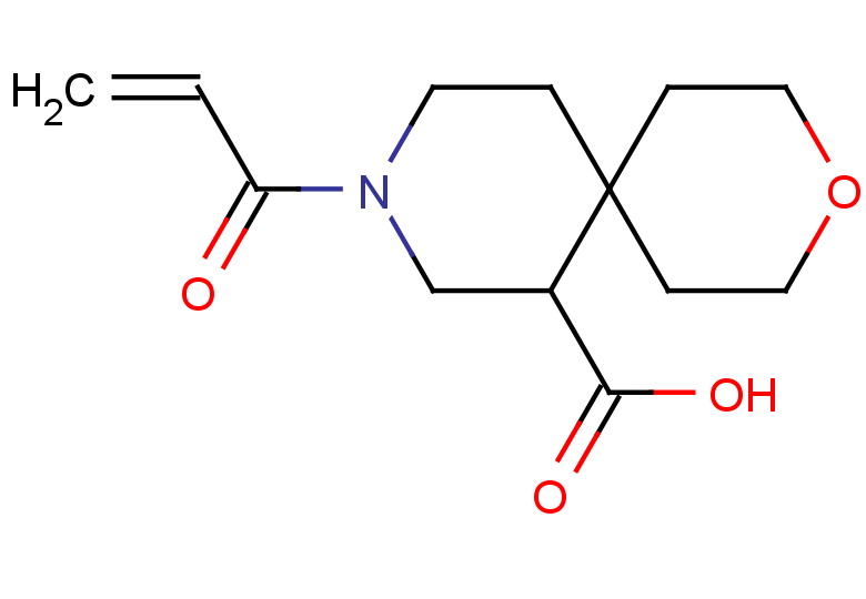 9-(prop-2-enoyl)-3-oxa-9-azaspiro[5.5]undecane-7-carboxylic acid