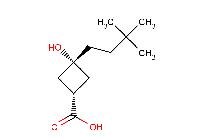 rac-(1r,3s)-3-(3,3-dimethylbutyl)-3-hydroxycyclobutane-1-carboxylic acid, cis