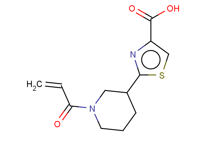2-[1-(prop-2-enoyl)piperidin-3-yl]-1,3-thiazole-4-carboxylic acid