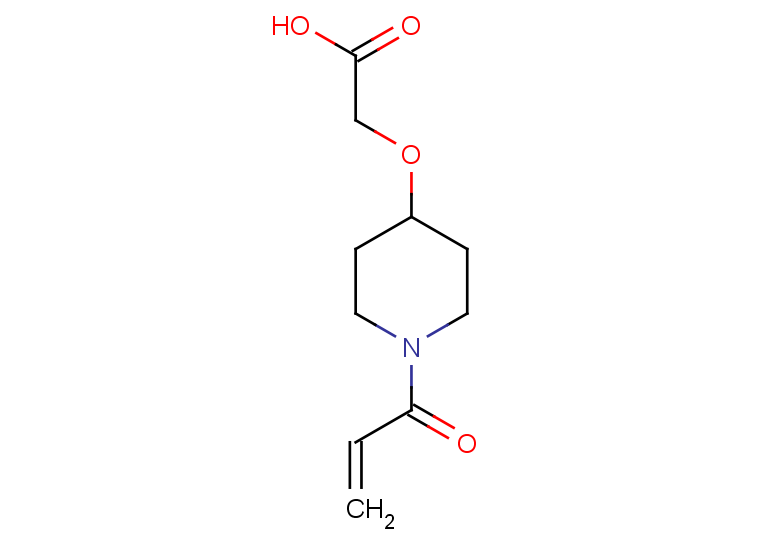 2-{[1-(prop-2-enoyl)piperidin-4-yl]oxy}acetic acid
