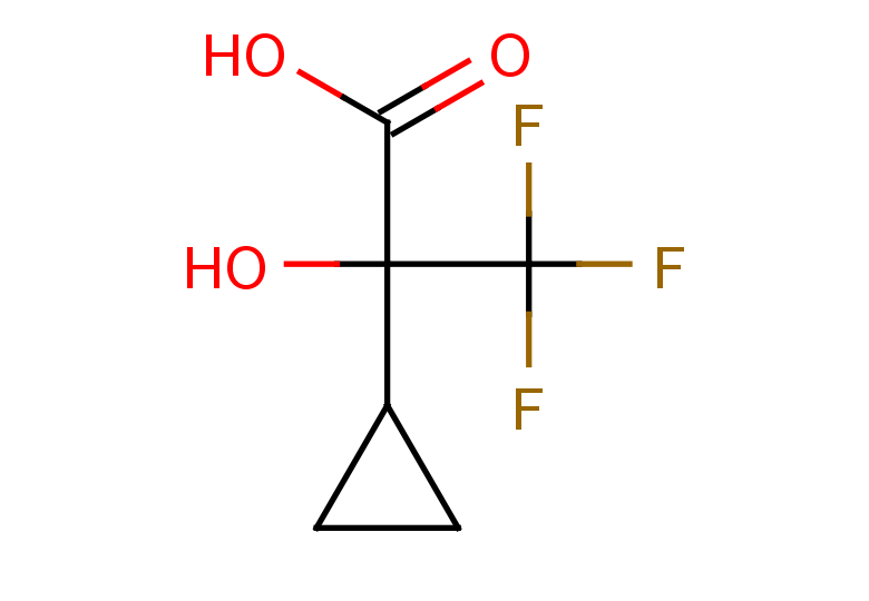 2-cyclopropyl-3,3,3-trifluoro-2-hydroxypropanoic acid