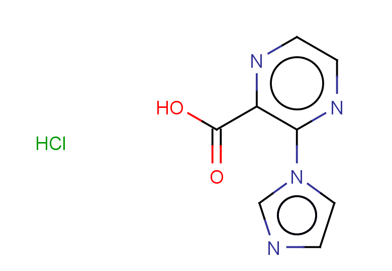 3-(1H-imidazol-1-yl)pyrazine-2-carboxylic acid hydrochloride