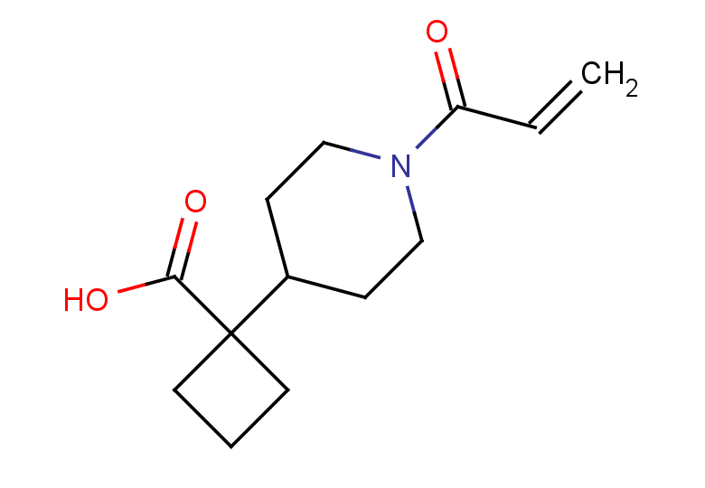 1-[1-(prop-2-enoyl)piperidin-4-yl]cyclobutane-1-carboxylic acid