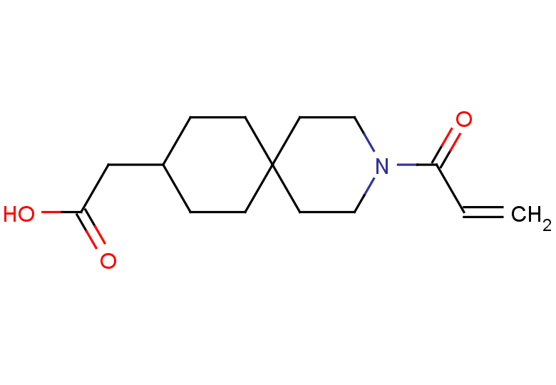 2-[3-(prop-2-enoyl)-3-azaspiro[5.5]undecan-9-yl]acetic acid
