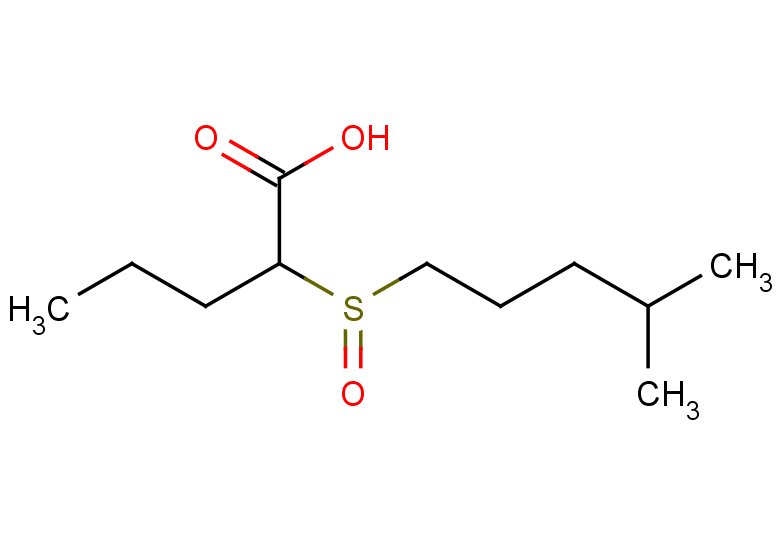 2-(4-methylpentanesulfinyl)pentanoic acid
