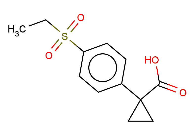 1-[4-(ethanesulfonyl)phenyl]cyclopropane-1-carboxylic acid