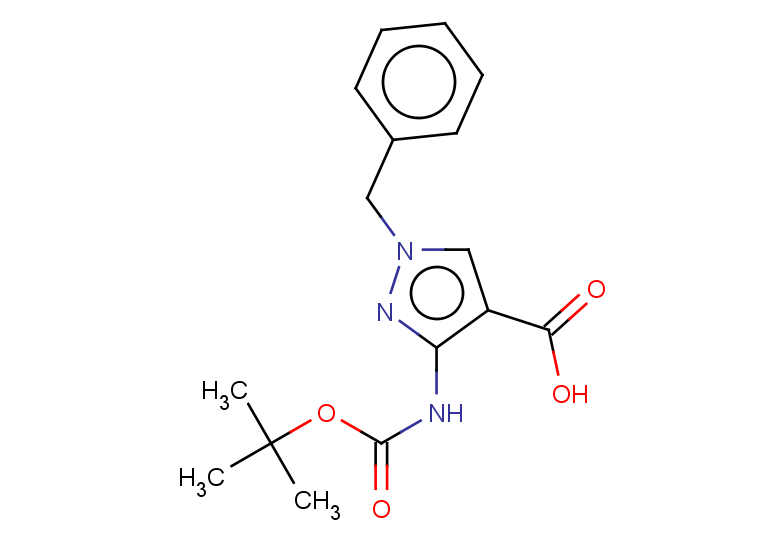 1-benzyl-3-{[(tert-butoxy)carbonyl]amino}-1H-pyrazole-4-carboxylic acid