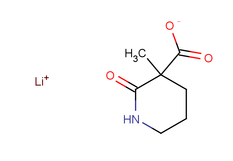 lithium(1+) 3-methyl-2-oxopiperidine-3-carboxylate