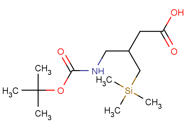 4-{[(tert-butoxy)carbonyl]amino}-3-[(trimethylsilyl)methyl]butanoic acid