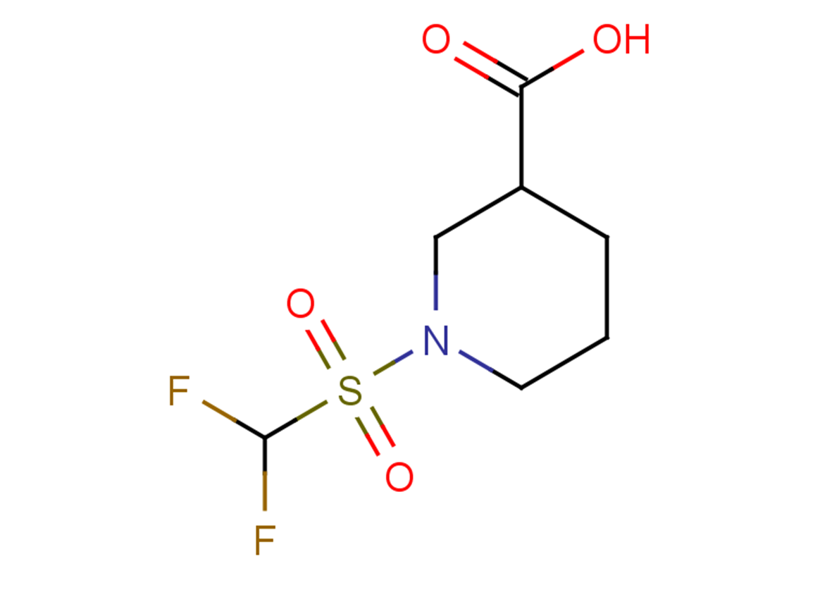 1-difluoromethanesulfonylpiperidine-3-carboxylic acid