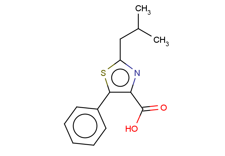 2-(2-methylpropyl)-5-phenyl-1,3-thiazole-4-carboxylic acid