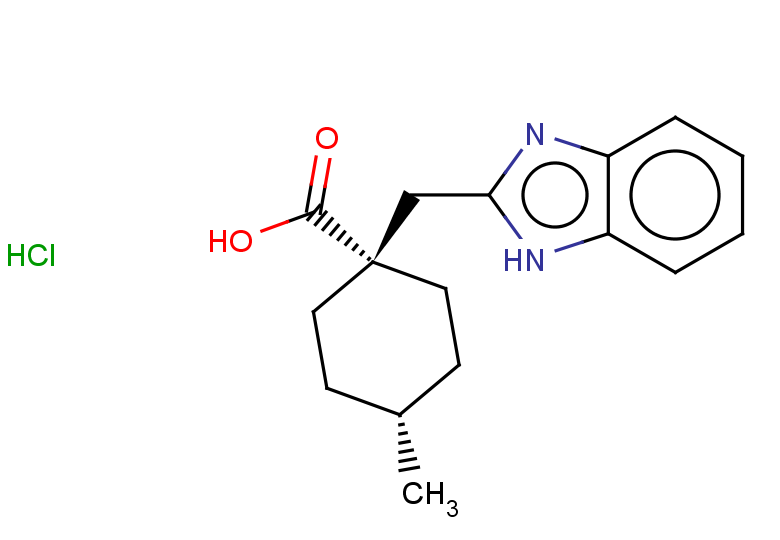rac-(1s,4s)-1-[(1H-1,3-benzodiazol-2-yl)methyl]-4-methylcyclohexane-1-carboxylic acid hydrochloride, cis
