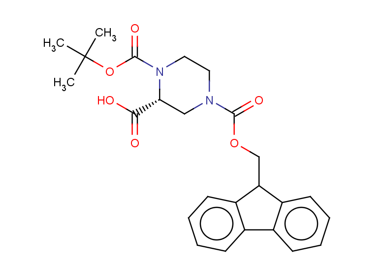(2R)-1-[(tert-butoxy)carbonyl]-4-{[(9H-fluoren-9-yl)methoxy]carbonyl}piperazine-2-carboxylic acid