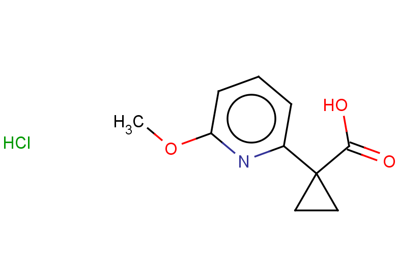 1-(6-methoxypyridin-2-yl)cyclopropane-1-carboxylic acid hydrochloride