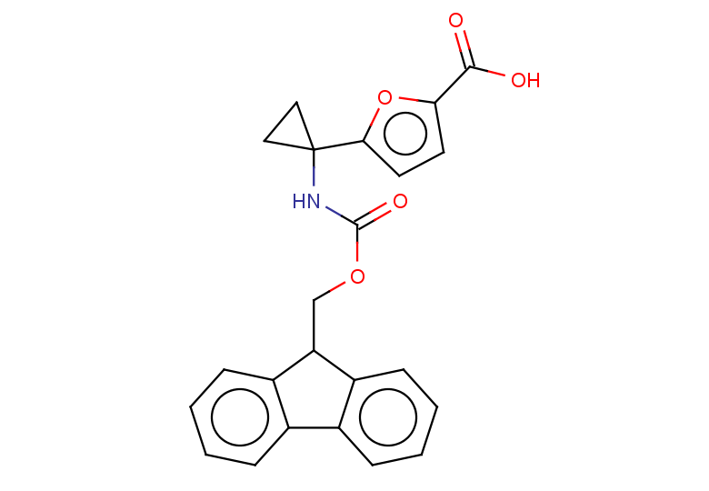 5-[1-({[(9H-fluoren-9-yl)methoxy]carbonyl}amino)cyclopropyl]furan-2-carboxylic acid