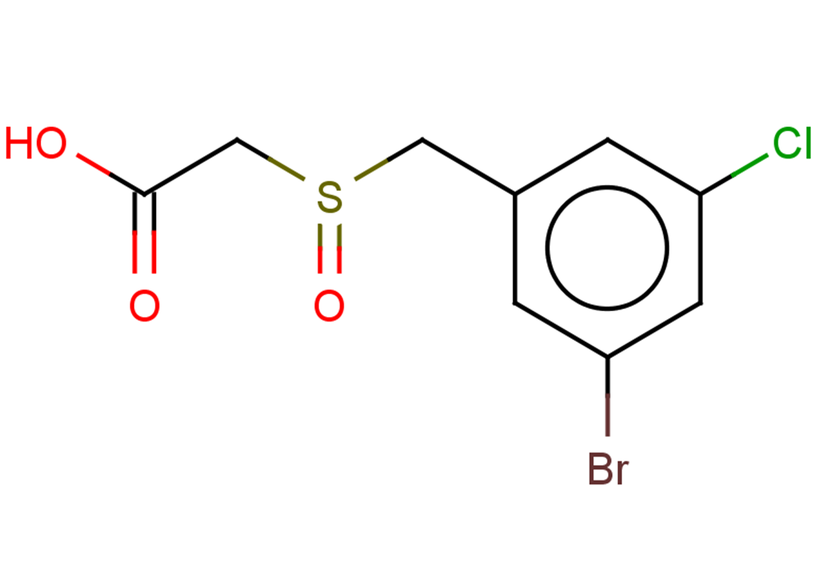 2-[(3-bromo-5-chlorophenyl)methanesulfinyl]acetic acid