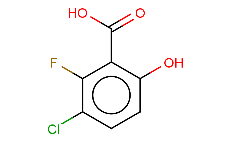 3-chloro-2-fluoro-6-hydroxybenzoic acid