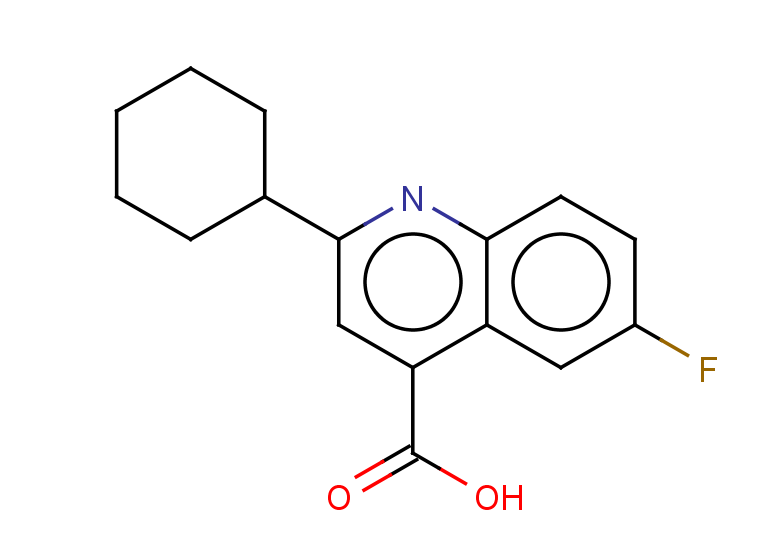 2-cyclohexyl-6-fluoroquinoline-4-carboxylic acid