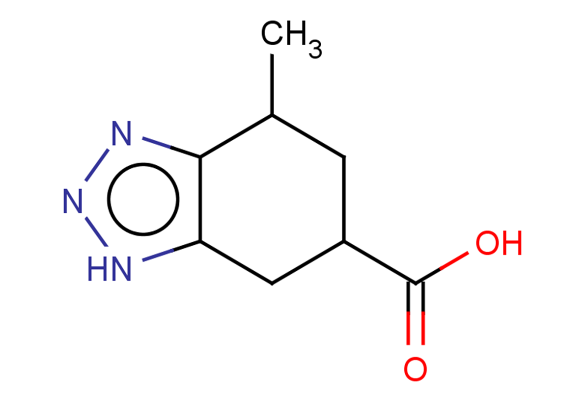 4-methyl-4,5,6,7-tetrahydro-1H-1,2,3-benzotriazole-6-carboxylic acid, Mixture of diastereomers