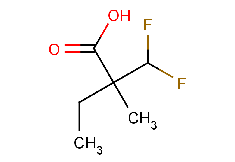 2-(difluoromethyl)-2-methylbutanoic acid