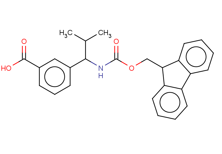 3-[1-({[(9H-fluoren-9-yl)methoxy]carbonyl}amino)-2-methylpropyl]benzoic acid