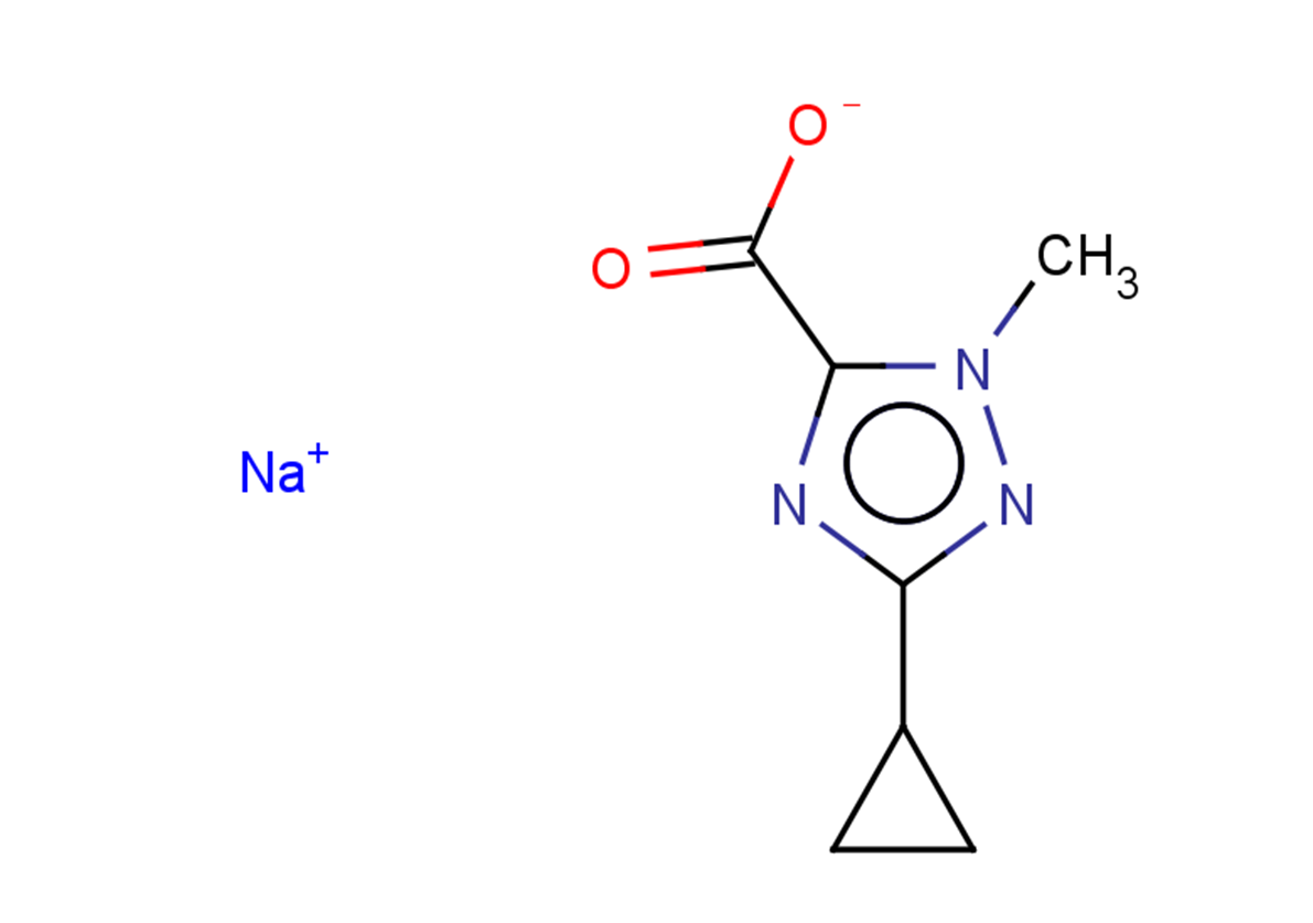 sodium 3-cyclopropyl-1-methyl-1H-1,2,4-triazole-5-carboxylate