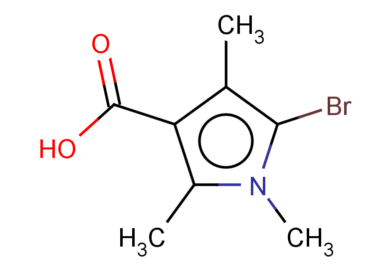 5-bromo-1,2,4-trimethyl-1H-pyrrole-3-carboxylic acid