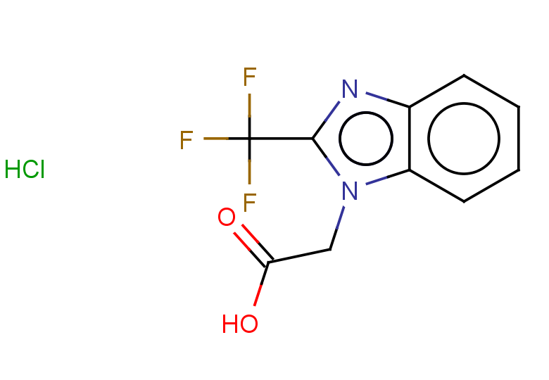 2-[2-(trifluoromethyl)-1H-1,3-benzodiazol-1-yl]acetic acid hydrochloride