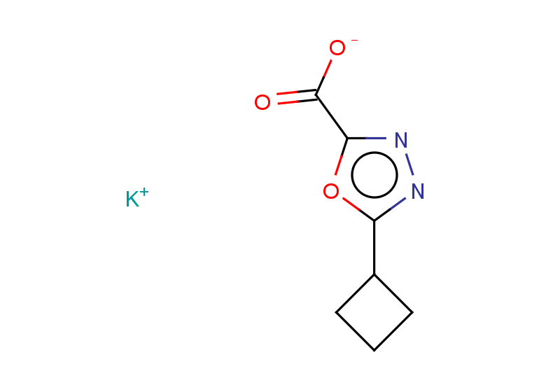 potassium 5-cyclobutyl-1,3,4-oxadiazole-2-carboxylate
