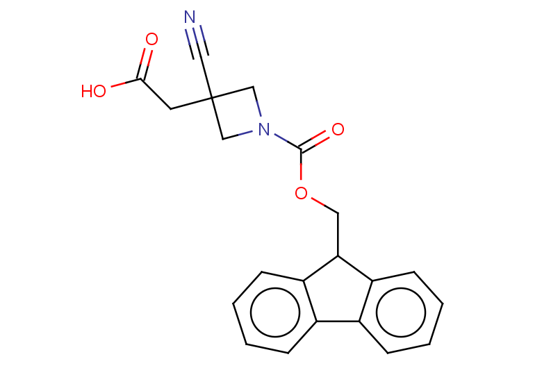 2-(3-cyano-1-{[(9H-fluoren-9-yl)methoxy]carbonyl}azetidin-3-yl)acetic acid