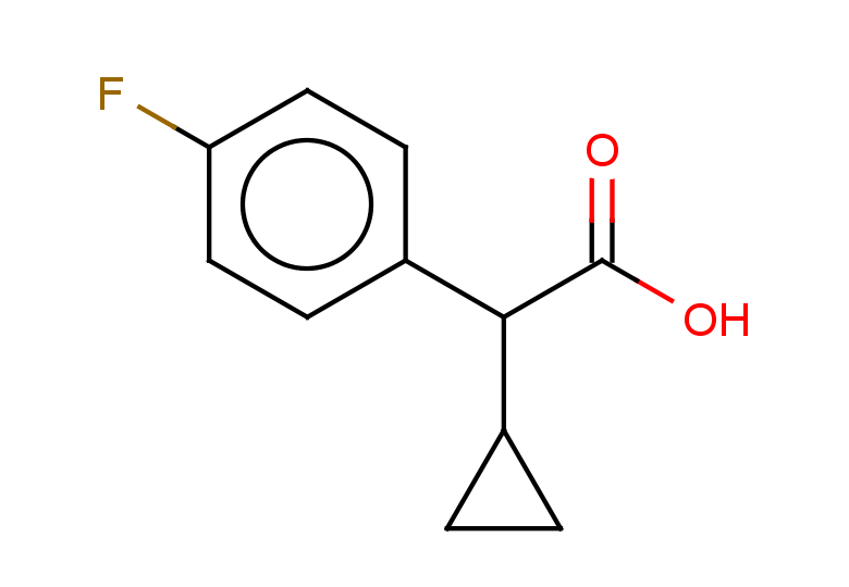 2-cyclopropyl-2-(4-fluorophenyl)acetic acid
