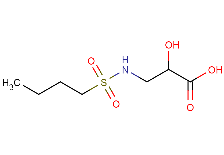 3-(butane-1-sulfonamido)-2-hydroxypropanoic acid