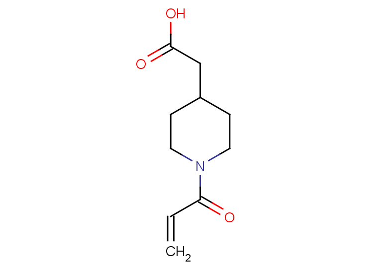 2-[1-(prop-2-enoyl)piperidin-4-yl]acetic acid