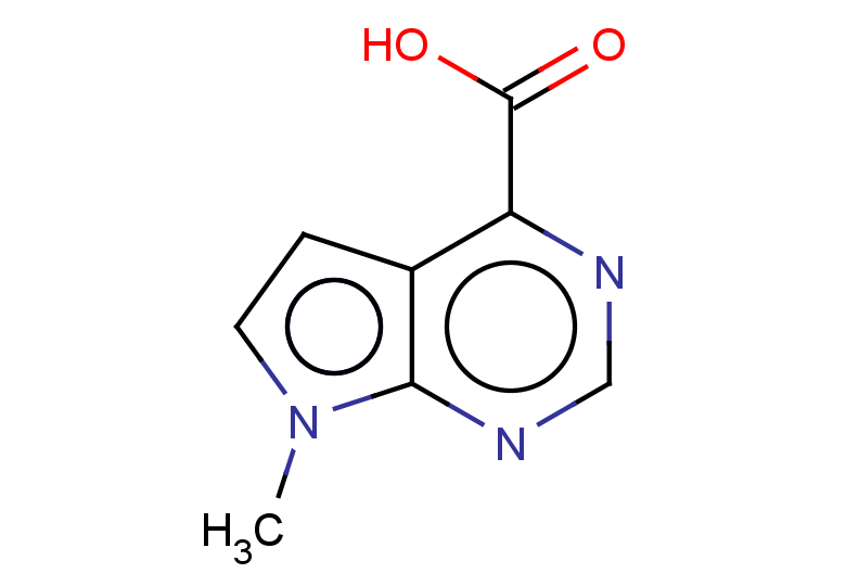 7-methyl-7H-pyrrolo[2,3-d]pyrimidine-4-carboxylic acid