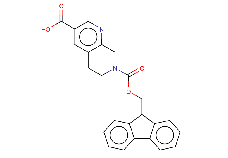 7-{[(9H-fluoren-9-yl)methoxy]carbonyl}-5,6,7,8-tetrahydro-1,7-naphthyridine-3-carboxylic acid