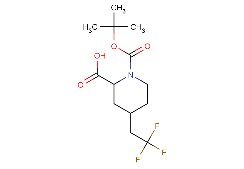 1-[(tert-butoxy)carbonyl]-4-(2,2,2-trifluoroethyl)piperidine-2-carboxylic acid