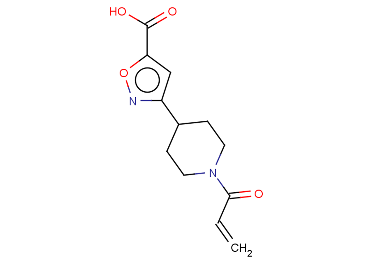 3-[1-(prop-2-enoyl)piperidin-4-yl]-1,2-oxazole-5-carboxylic acid