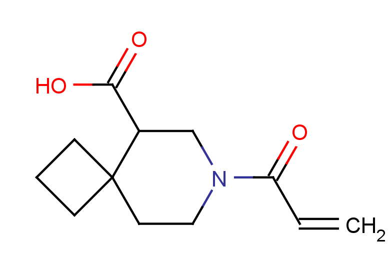 7-(prop-2-enoyl)-7-azaspiro[3.5]nonane-5-carboxylic acid